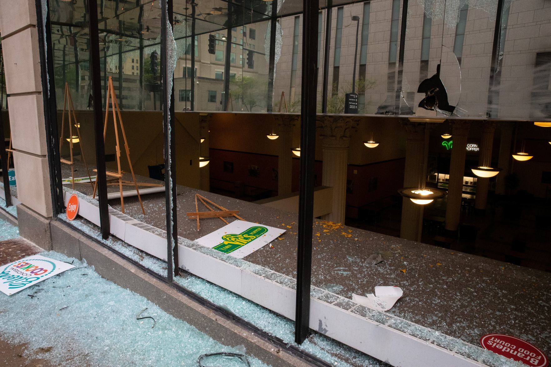 Protest Damage